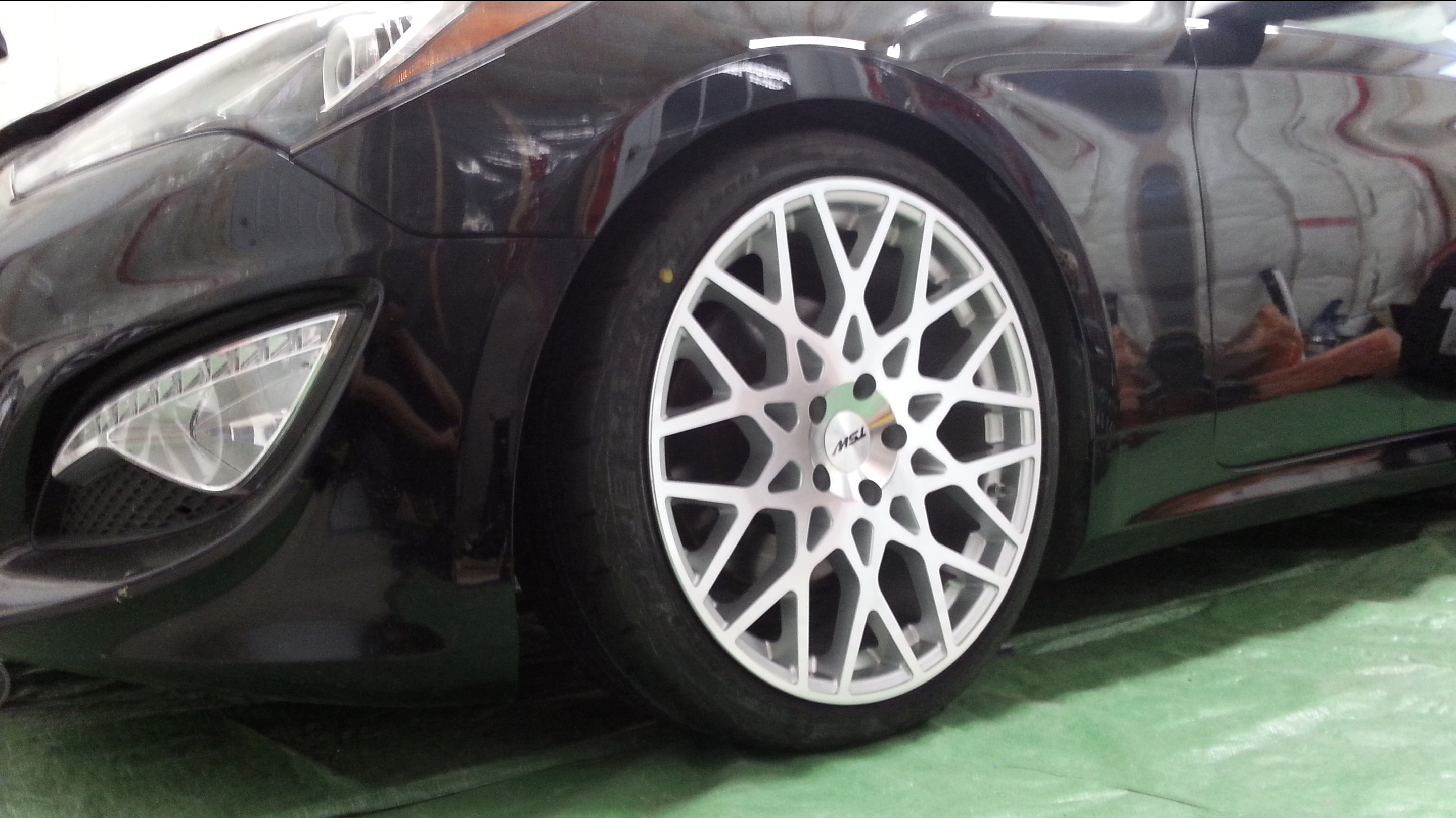 photo 4 Hyundai Genesis Coupe custom wheels   19x8.5, ET +20, tire size 235/35 R19. 19x9.5 ET+20 265/35 R19