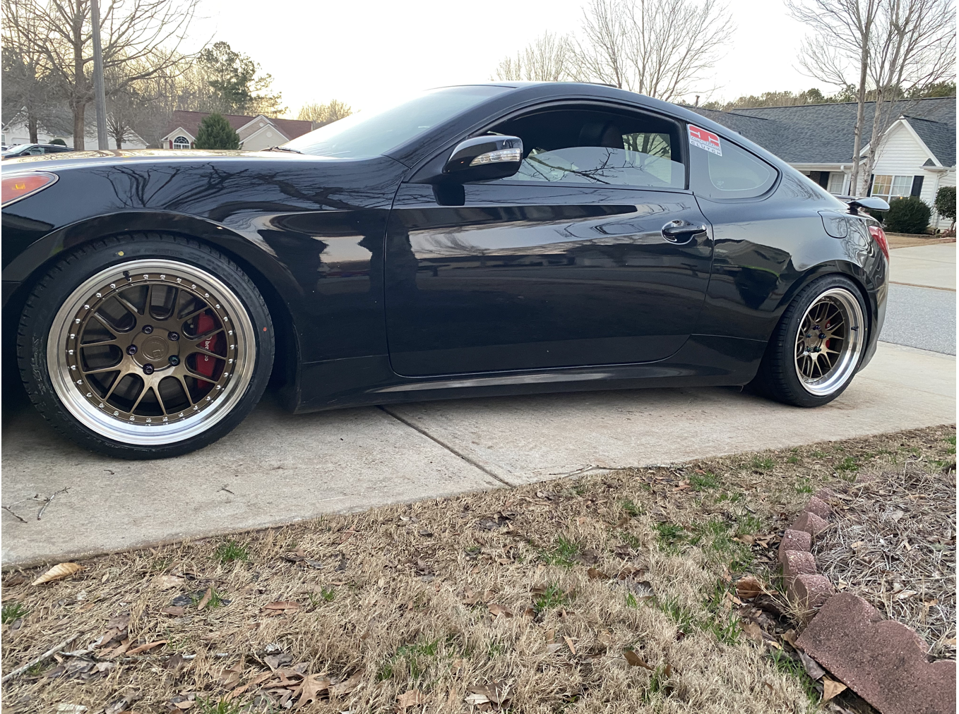 photo 2 Hyundai Genesis Coupe custom wheels 18x9.5, ET +22, tire size 245/35 R18. 18x10.5 ET+22 275/35 R18