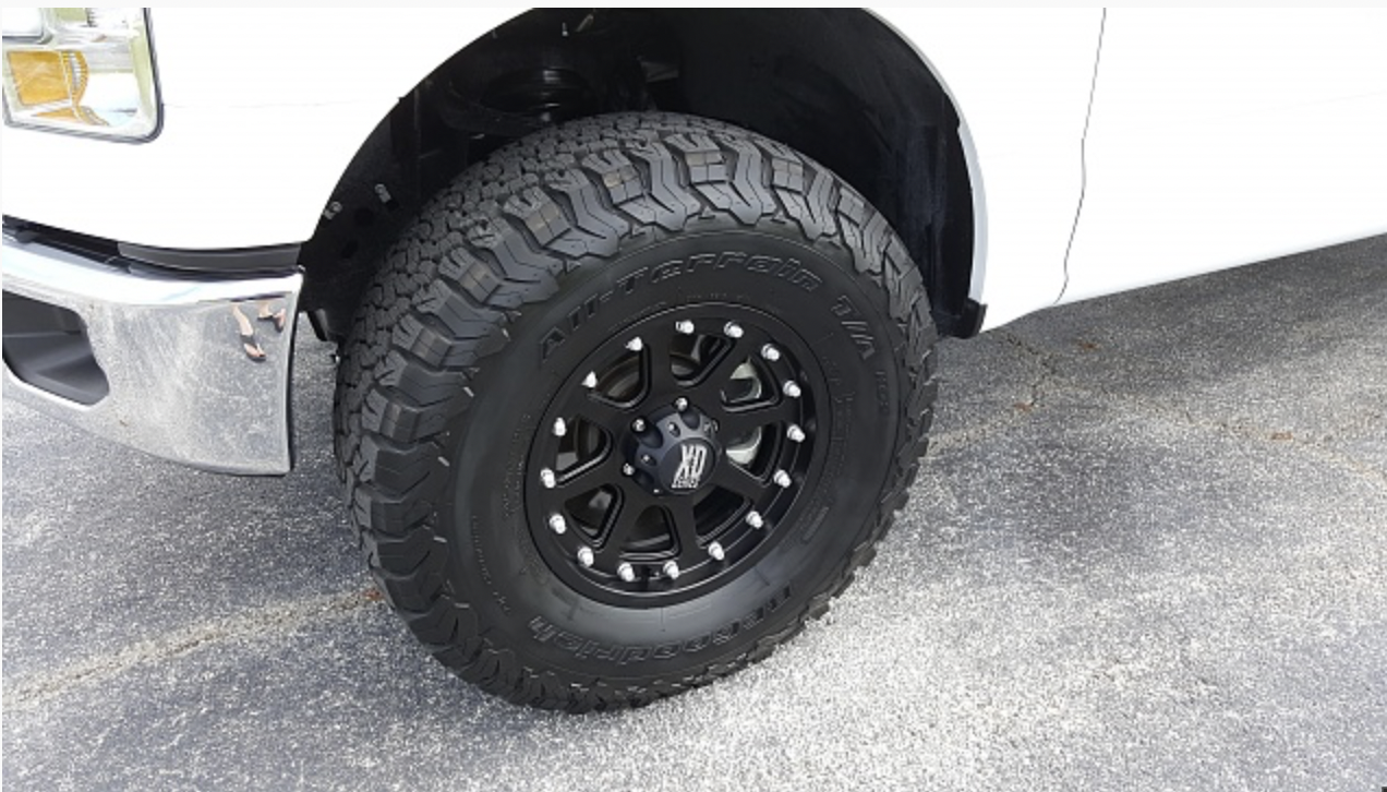 photo 4 Ford F-150 custom wheels 17x9.0, ET +18, tire size 35X12.5 R17. x ET