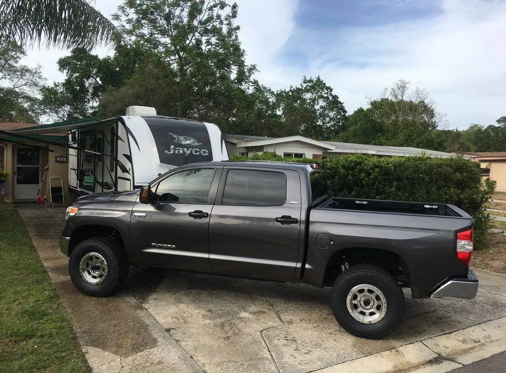 photo 6 Toyota Tundra custom wheels Trail Ready  17x8.0, ET 0, tire size 295/70 R17. x ET 