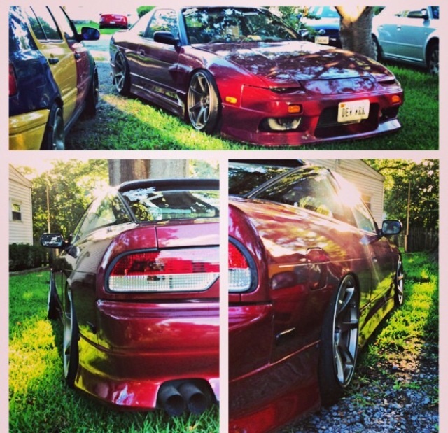 photo 1 Nissan S13 custom wheels Mb battle  18x9.5, ET +12, tire size 205/40 R18. x ET 215/45 R