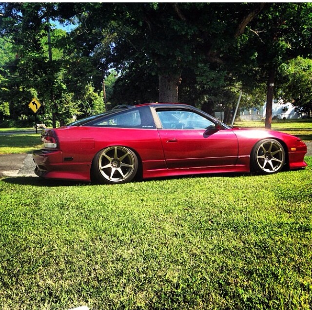 photo 2 Nissan S13 custom wheels Mb battle  18x9.5, ET +12, tire size 205/40 R18. x ET 215/45 R