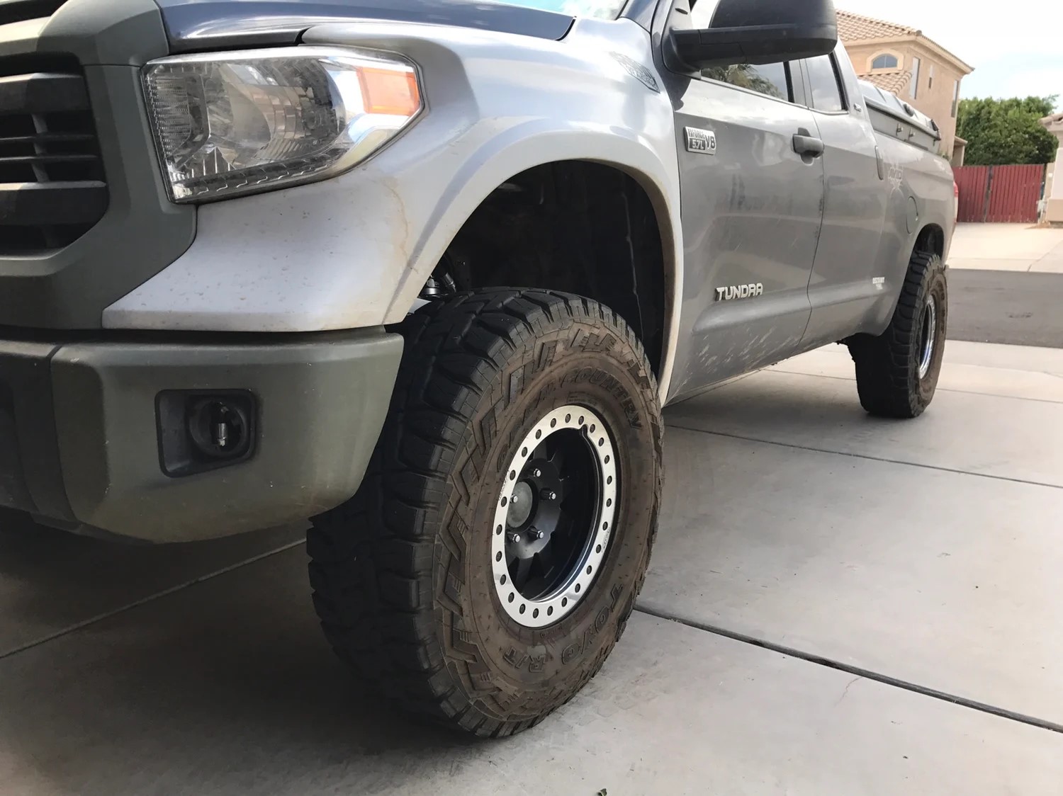 photo 1 Toyota Tundra custom wheels   17x8.5, ET -5, tire size 37X12.5 R17. x ET