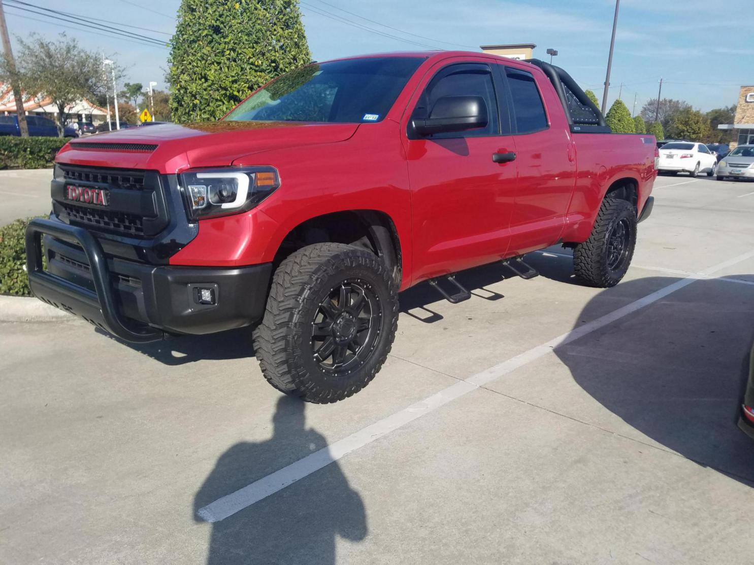 photo 1 Toyota Tundra custom wheels  black TSS wheels 20x, ET , tire size 35X12.5 R20. x ET 