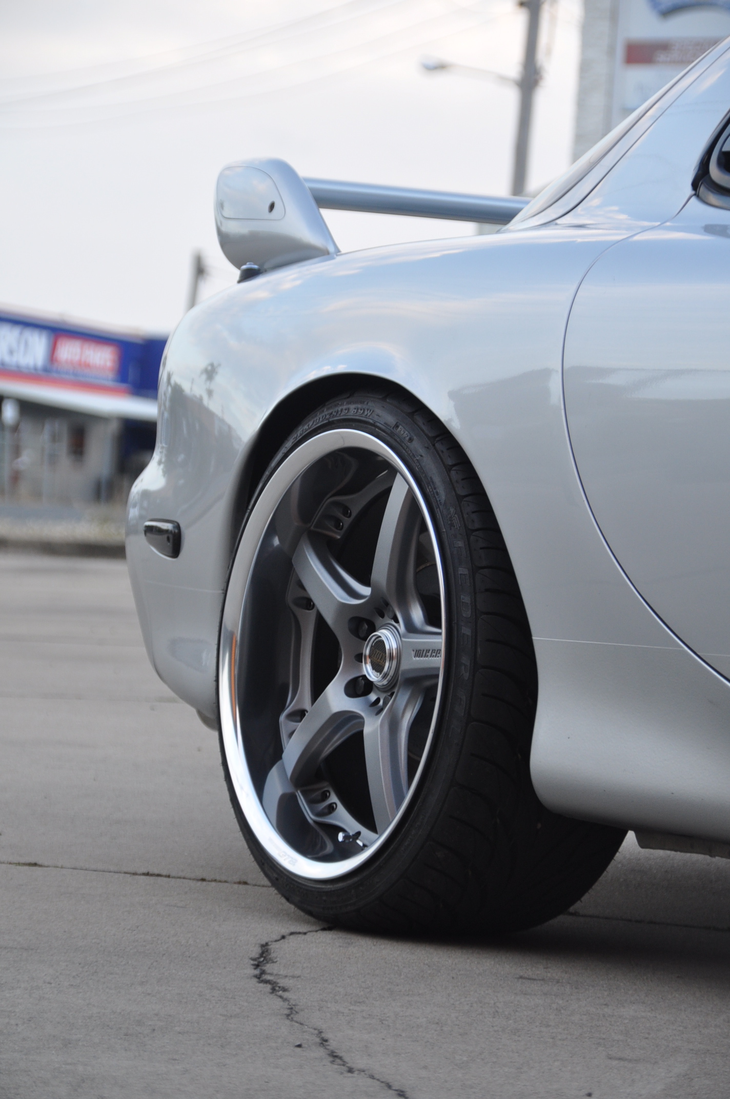photo 2 Mazda RX-7 custom wheels Volk Racing GTS 19x9.5, ET +28, tire size 225/35 R19. 19x10.5 ET+28 265/30 R19