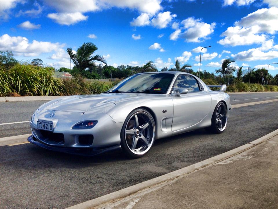 photo 10 Mazda RX-7 custom wheels Volk Racing GTS 19x9.5, ET +28, tire size 225/35 R19. 19x10.5 ET+28 265/30 R19