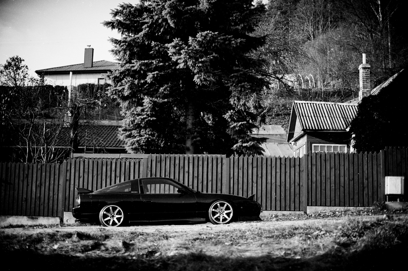 photo 2 Nissan S13 custom wheels GReddy Gravity Gullflame 18x9.5, ET +15, tire size 225/35 R18. 18x9.5 ET+25 225/40 R18