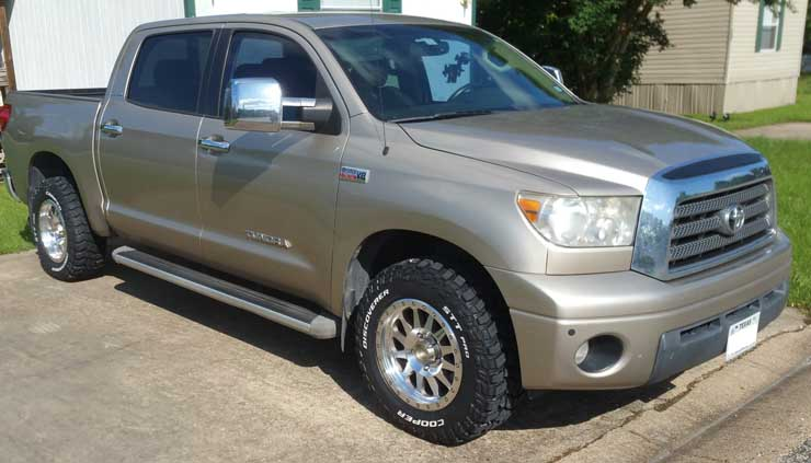 photo 1 Toyota Tundra custom wheels   18x9.0, ET +25, tire size 275/65 R18. x ET 