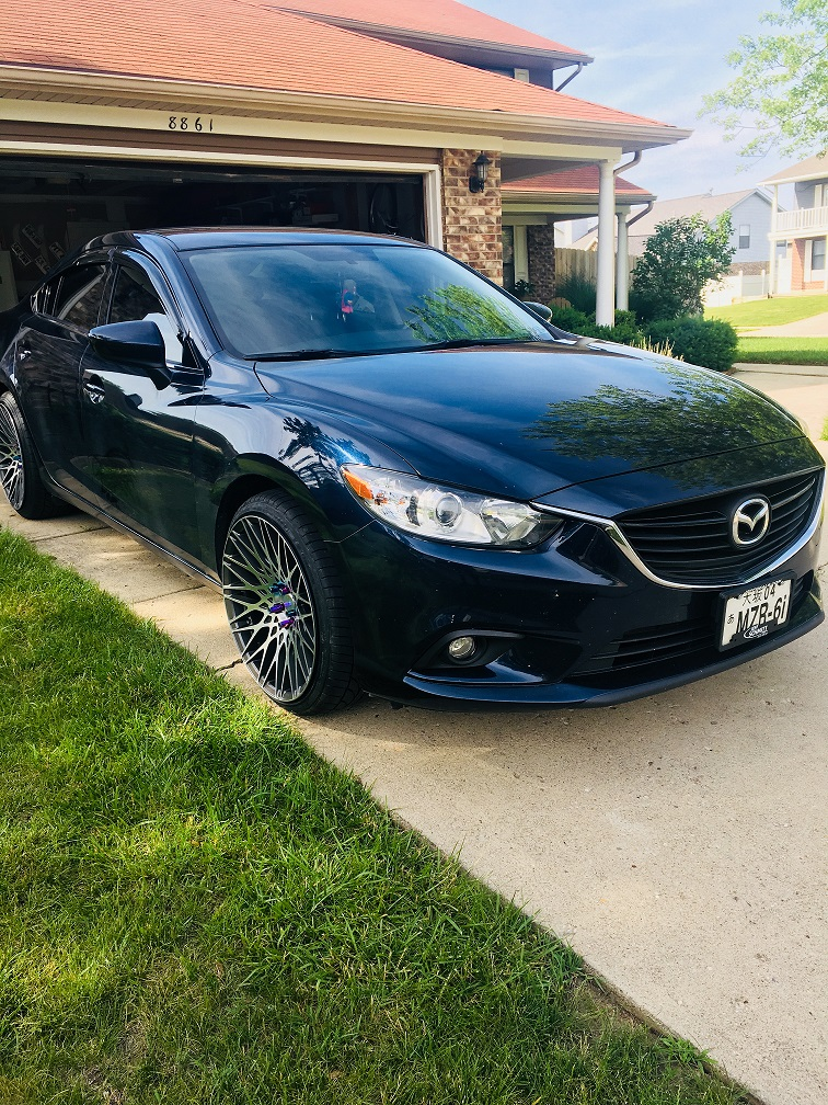 photo 1 Mazda Mazda6 custom wheels   20x10.5, ET +40, tire size 245/35 R20. x ET