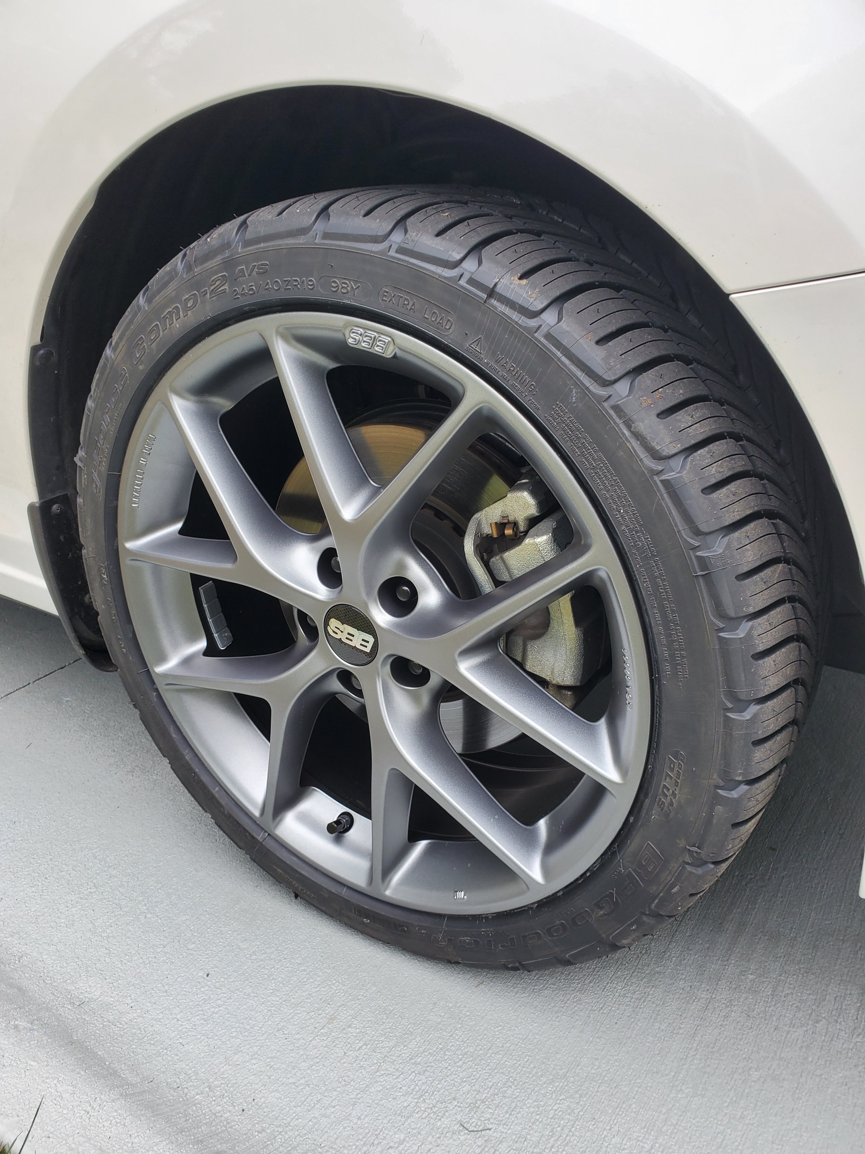 photo 3 Mazda Mazda6 custom wheels   19x8.5, ET +45, tire size 245/40 R19. x ET