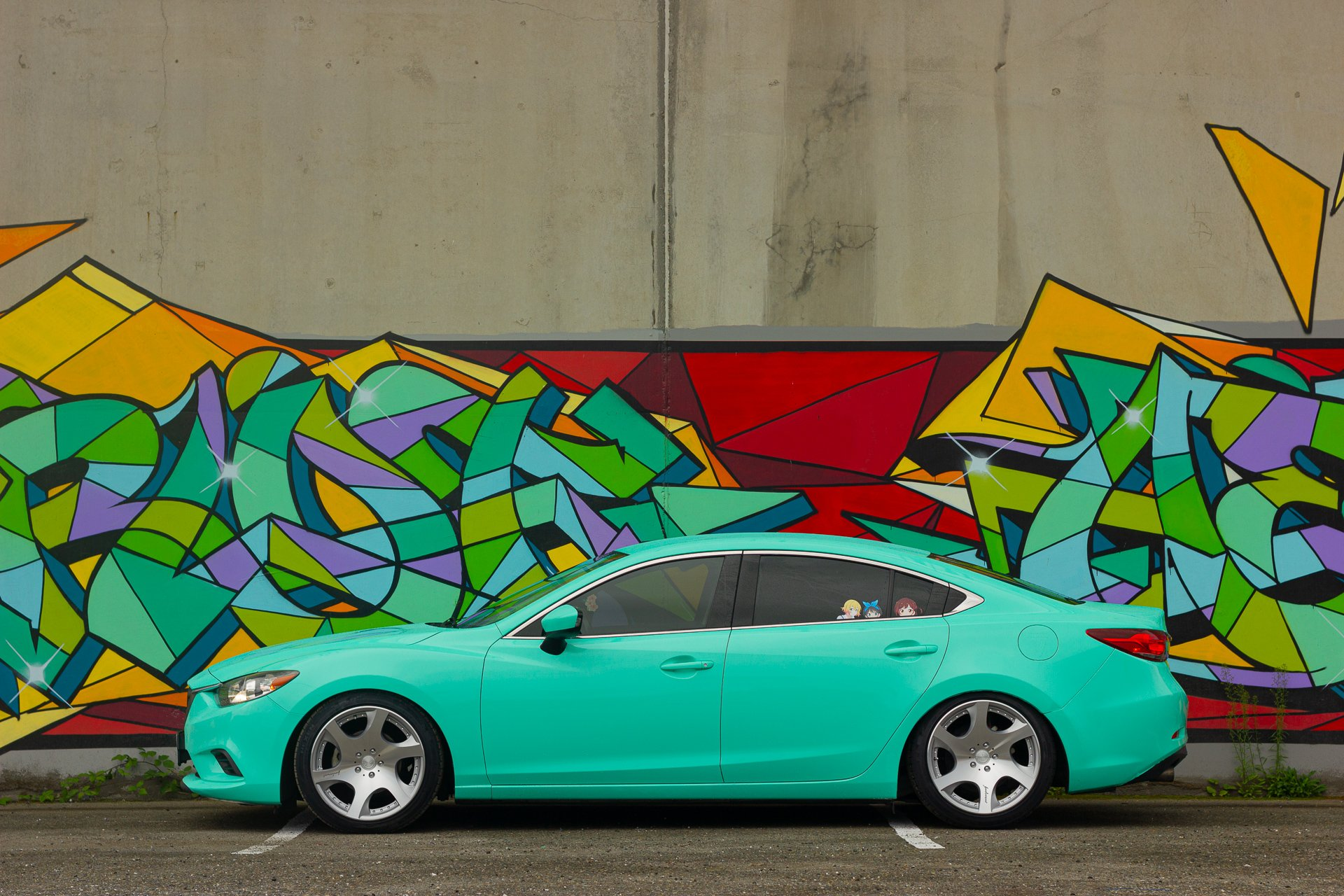 photo 1 Mazda Mazda6 custom wheels   19x9.5, ET +40, tire size 225/45 R19. x ET