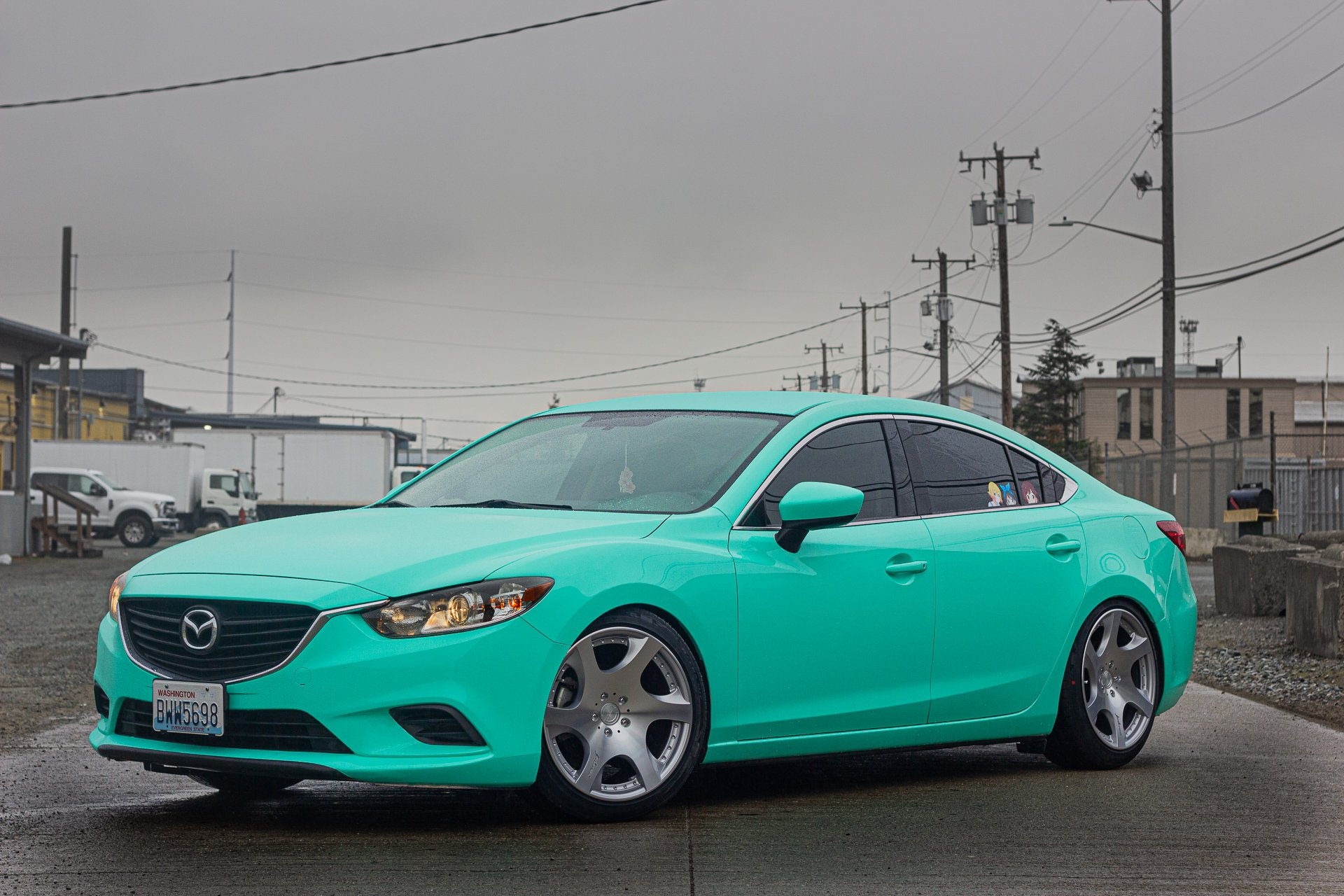 photo 2 Mazda Mazda6 custom wheels   19x9.5, ET +40, tire size 225/45 R19. x ET