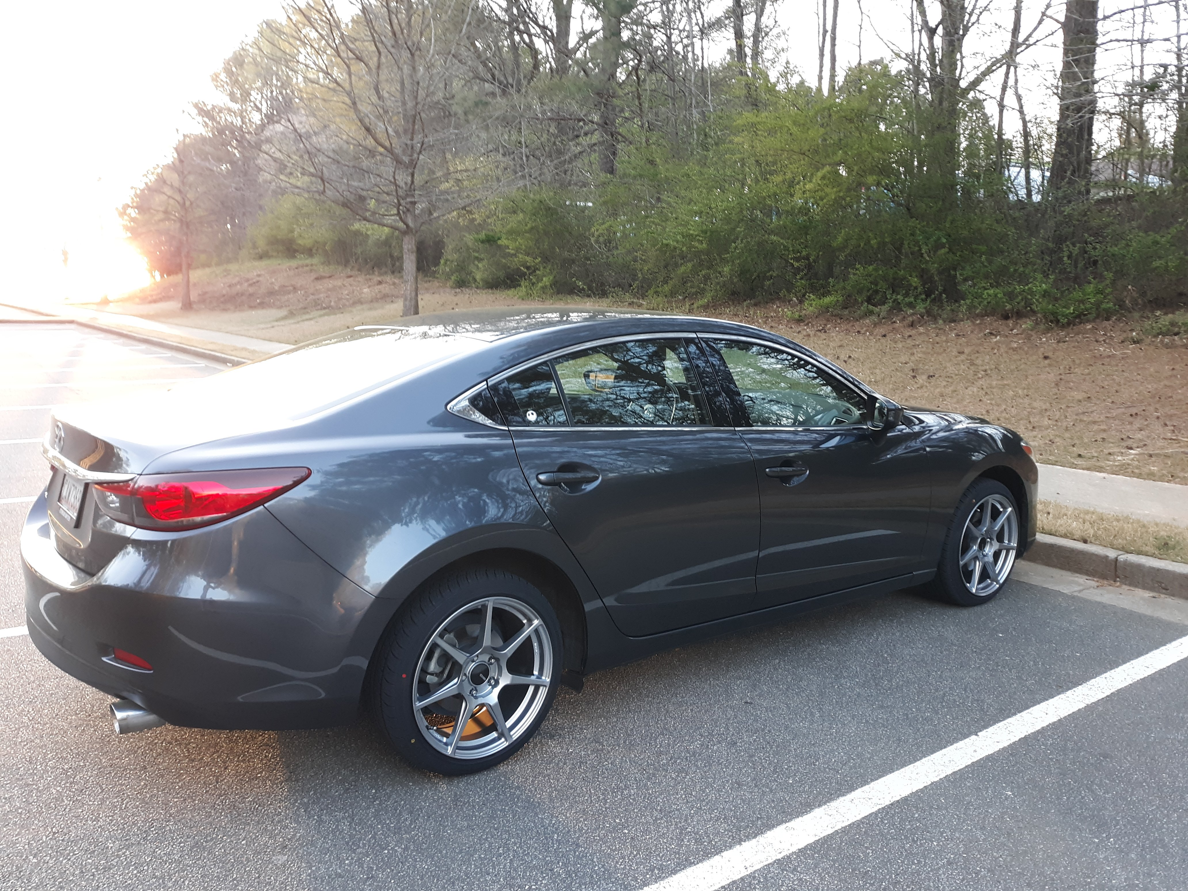 photo 2 Mazda Mazda6 custom wheels   18x8.5, ET +45, tire size 225/40 R18. x ET