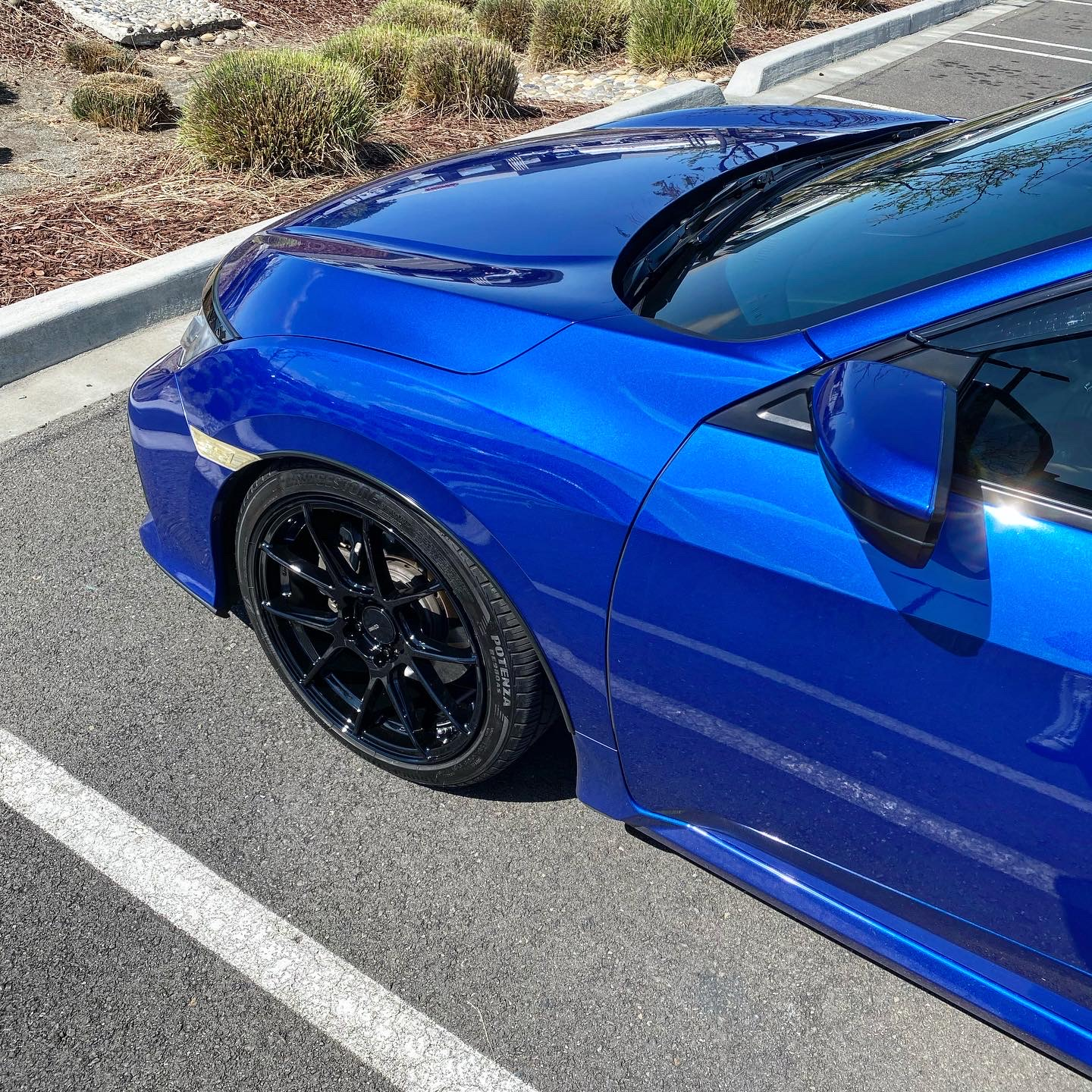 photo 4 Honda Civic custom wheels   18x8.5, ET +38, tire size 235/40 R18. x ET