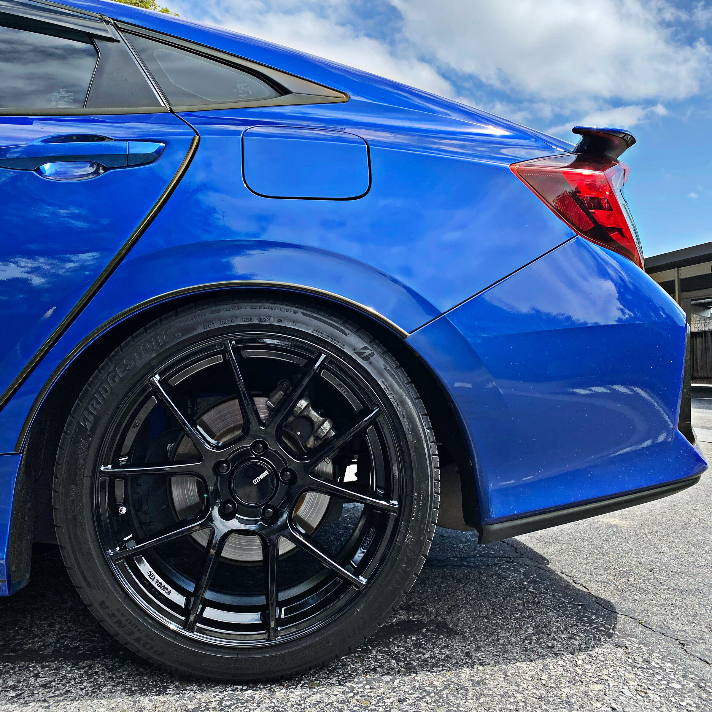 photo 6 Honda Civic custom wheels   18x8.5, ET +38, tire size 235/40 R18. x ET