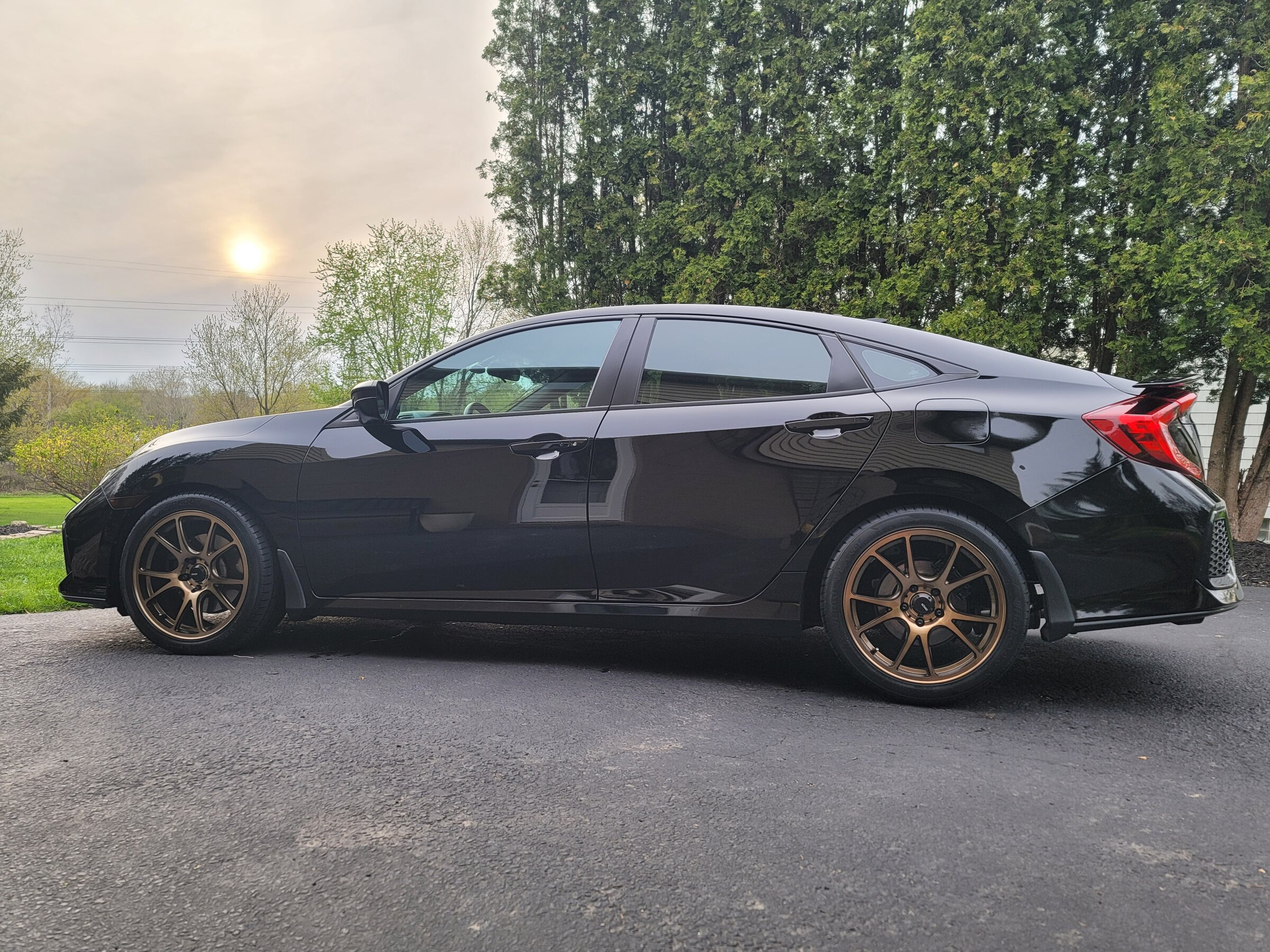 photo 1 Honda Civic custom wheels   18x, ET , tire size 245/40 R18. x ET