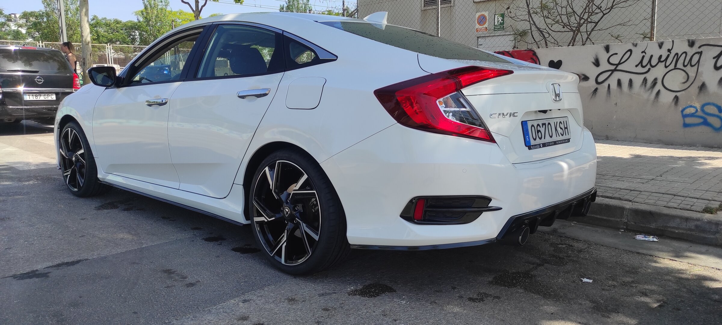 photo 6 Honda Civic custom wheels AR1 19x8.5, ET +45, tire size 235/35 R19. x ET
