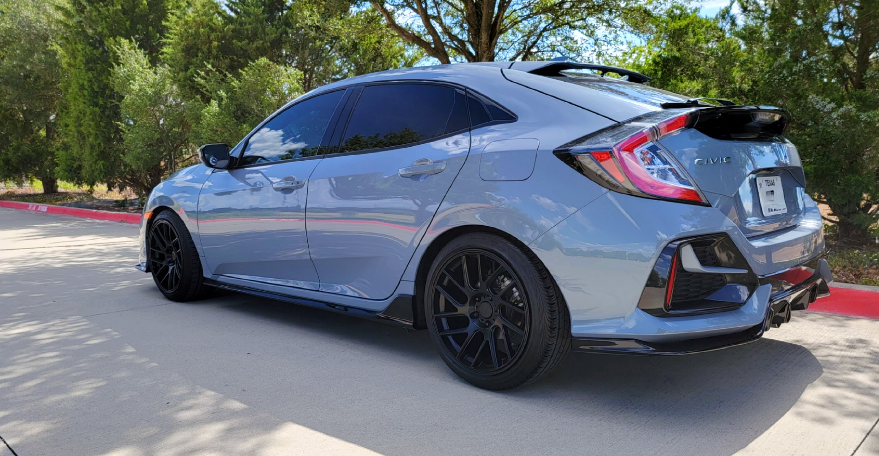 photo 3 Honda Civic custom wheels   18x9.5, ET +35, tire size 235/40 R18. x ET