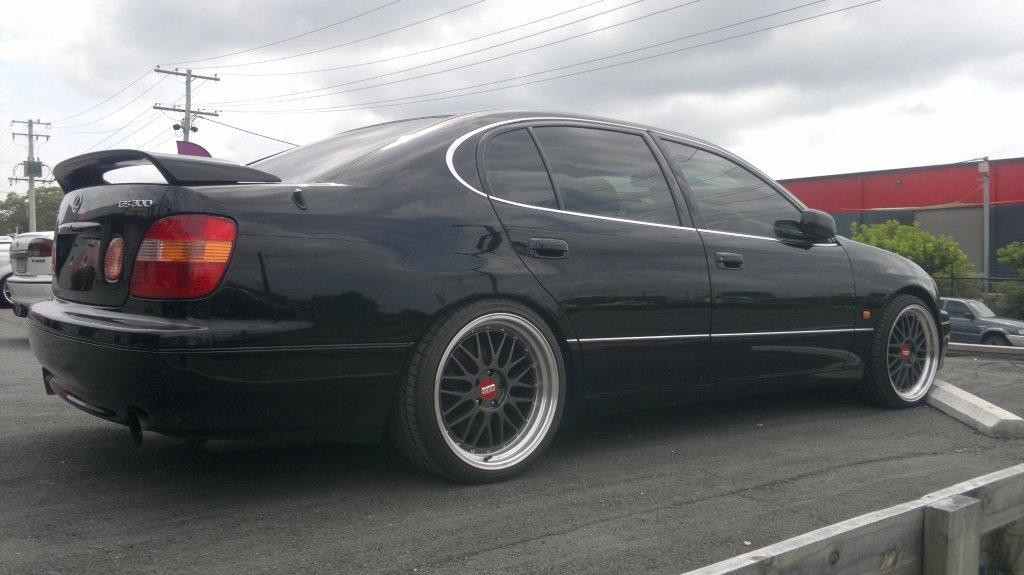 photo 2 Lexus GS 300 custom wheels Work Meister S1 19x9.0, ET +18, tire size 235/35 R19. 19x10.0 ET+17 245/35 R19