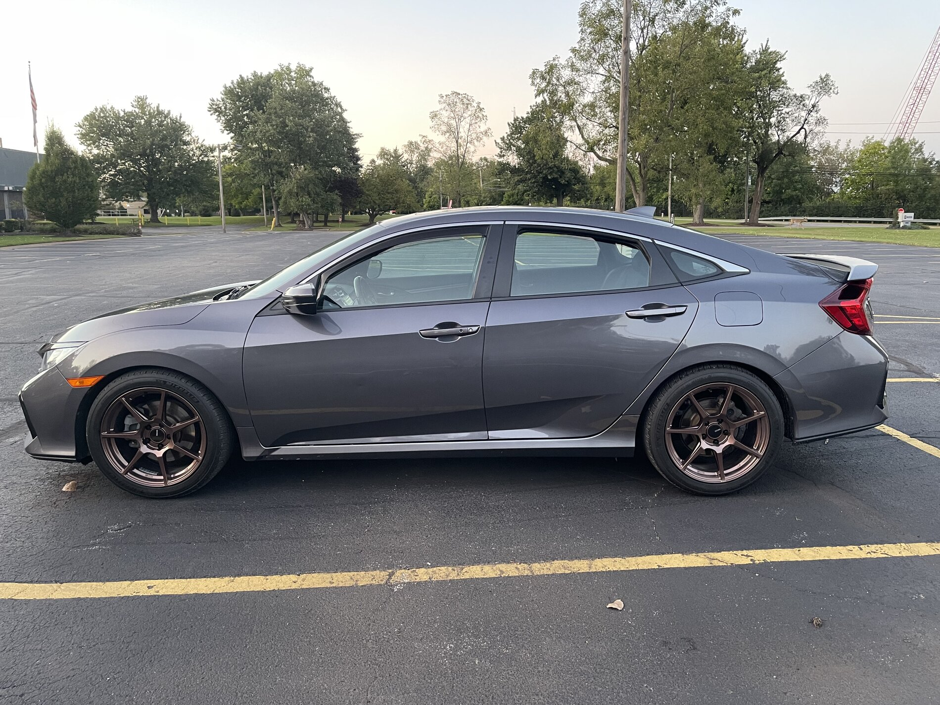 photo 2 Honda Civic custom wheels   18x8.5, ET +38, tire size 255/40 R18. x ET