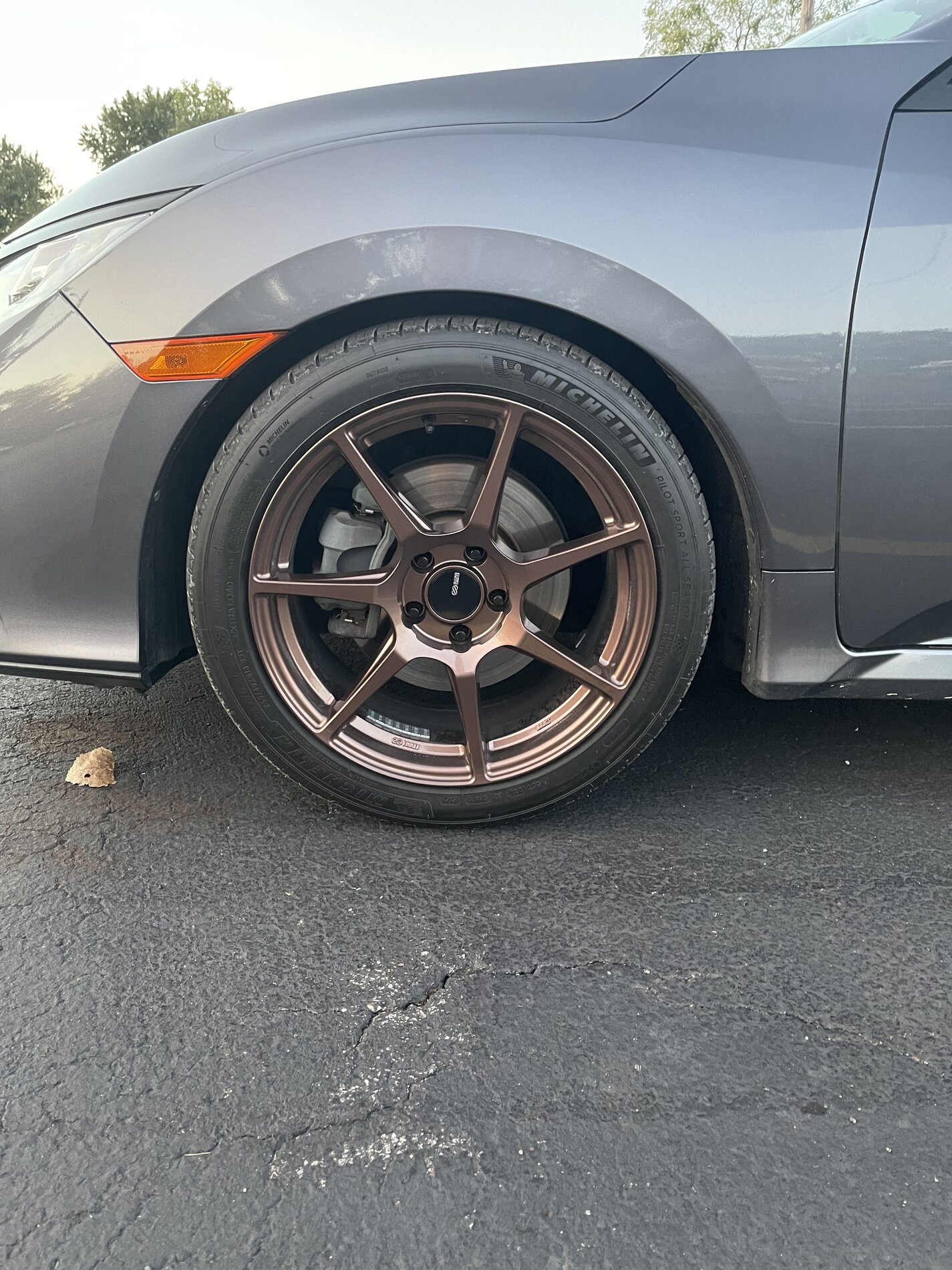 photo 3 Honda Civic custom wheels   18x8.5, ET +38, tire size 255/40 R18. x ET