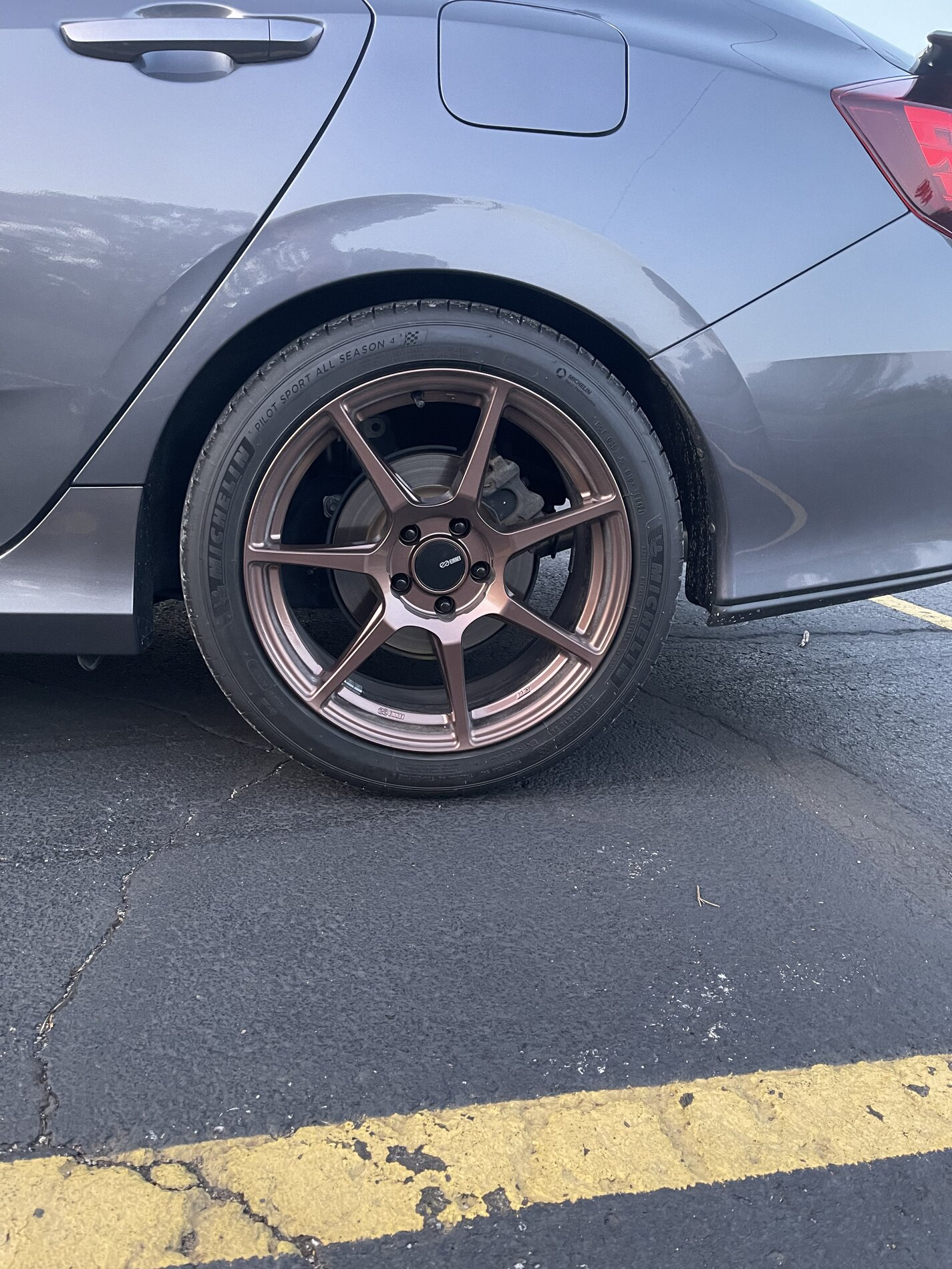 photo 4 Honda Civic custom wheels   18x8.5, ET +38, tire size 255/40 R18. x ET