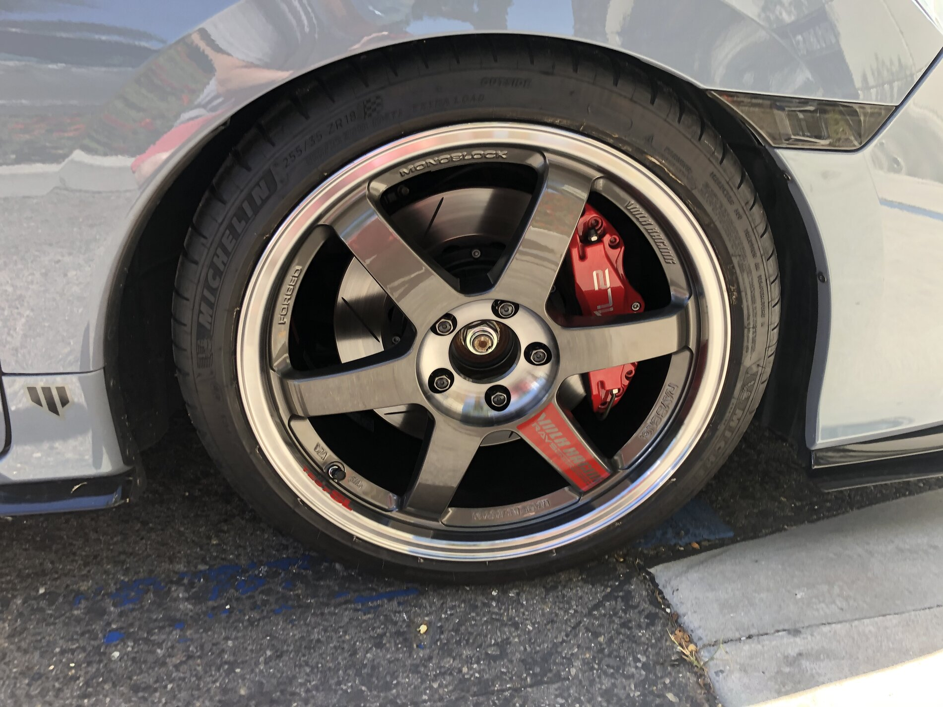 photo 1 Honda Civic custom wheels   18x9.5, ET +35, tire size 255/35 R18. x ET