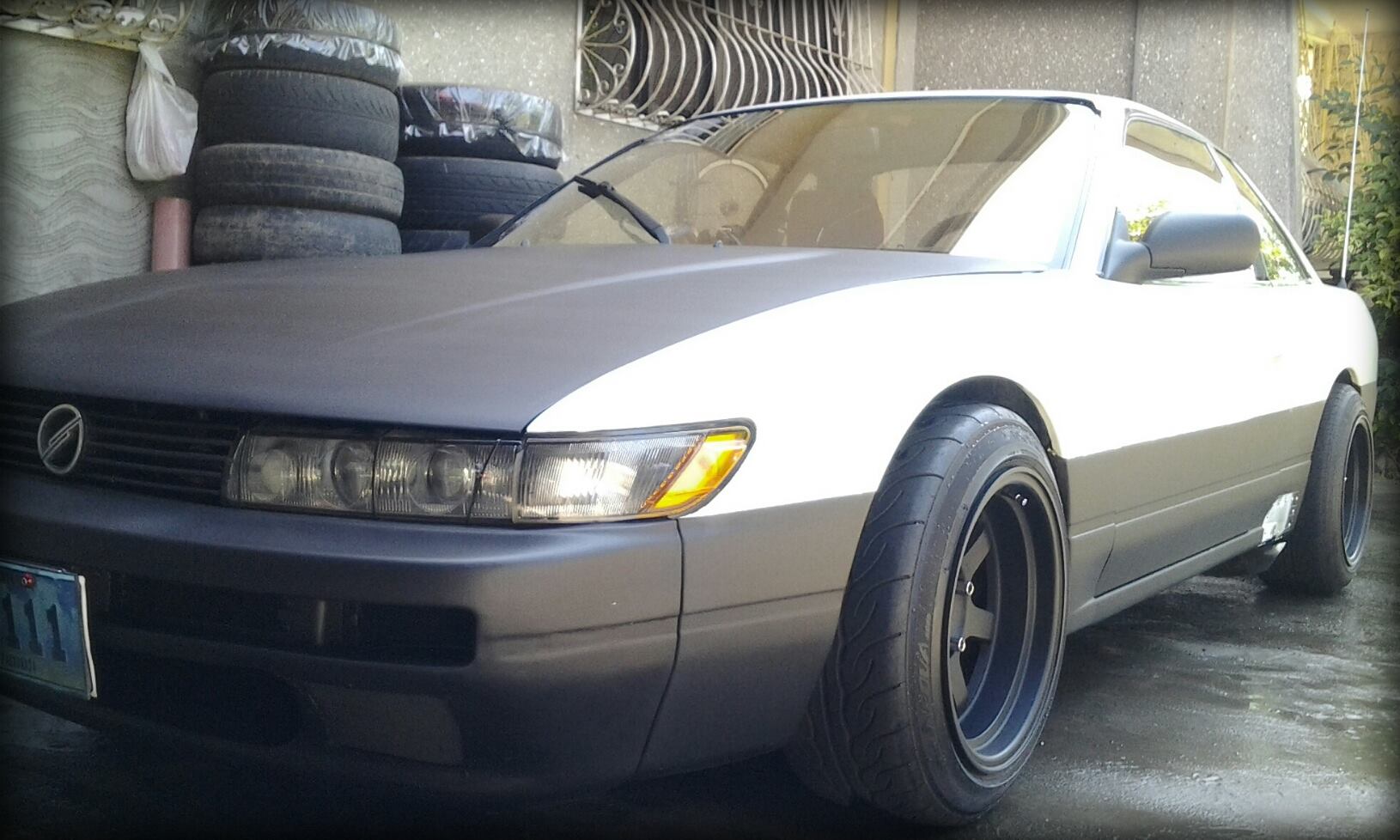 photo 3 Nissan S13 custom wheels rota grid classic 15x9.0, ET -10, tire size 195/55 R15. x ET 195/55 R