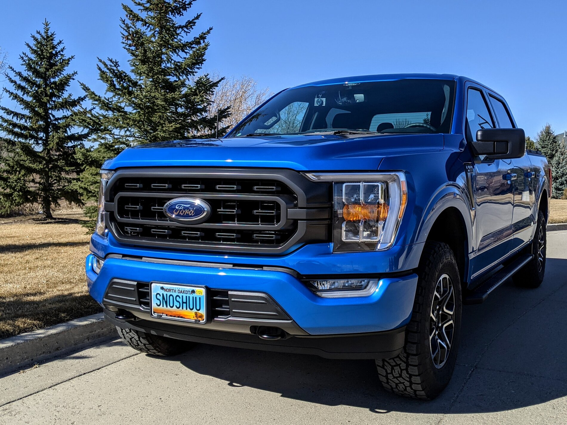 photo 1 Ford F-150 custom wheels Factory Lariat Sport Wheels A/T Tires FX4 Expedition 2021 18x, ET , tire size 275/70 R18. x ET