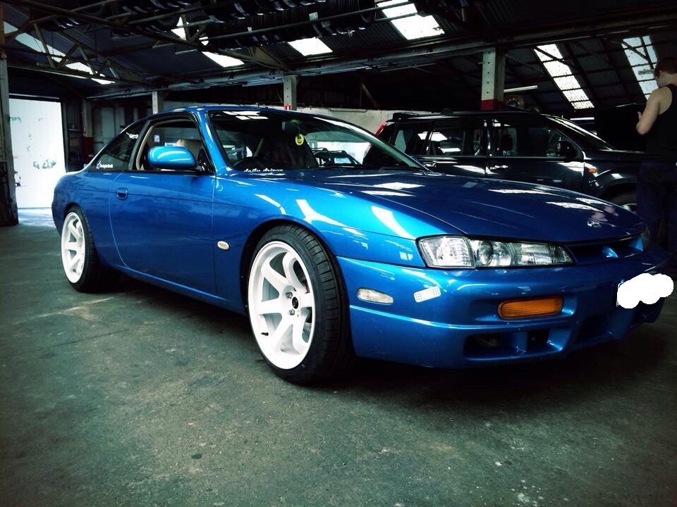 photo 1 Nissan S14 custom wheels Rota Grid 18x9.5, ET +18, tire size 235/40 R18. x ET