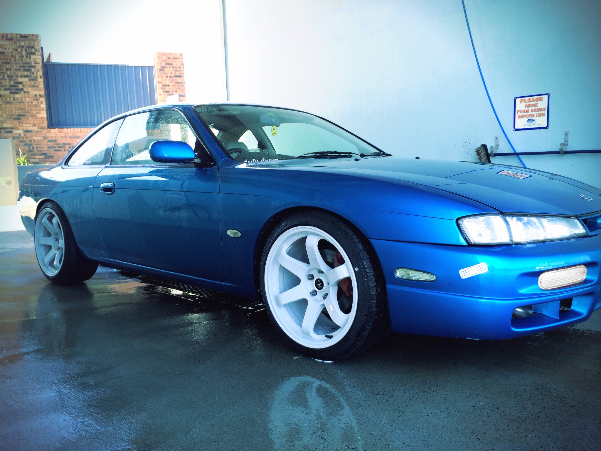 photo 2 Nissan S14 custom wheels Rota Grid 18x9.5, ET +18, tire size 235/40 R18. x ET