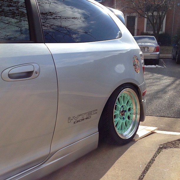 photo 1 Honda Civic custom wheels XXR 521 16x8.0, ET +25, tire size 205/40 R16. x ET 