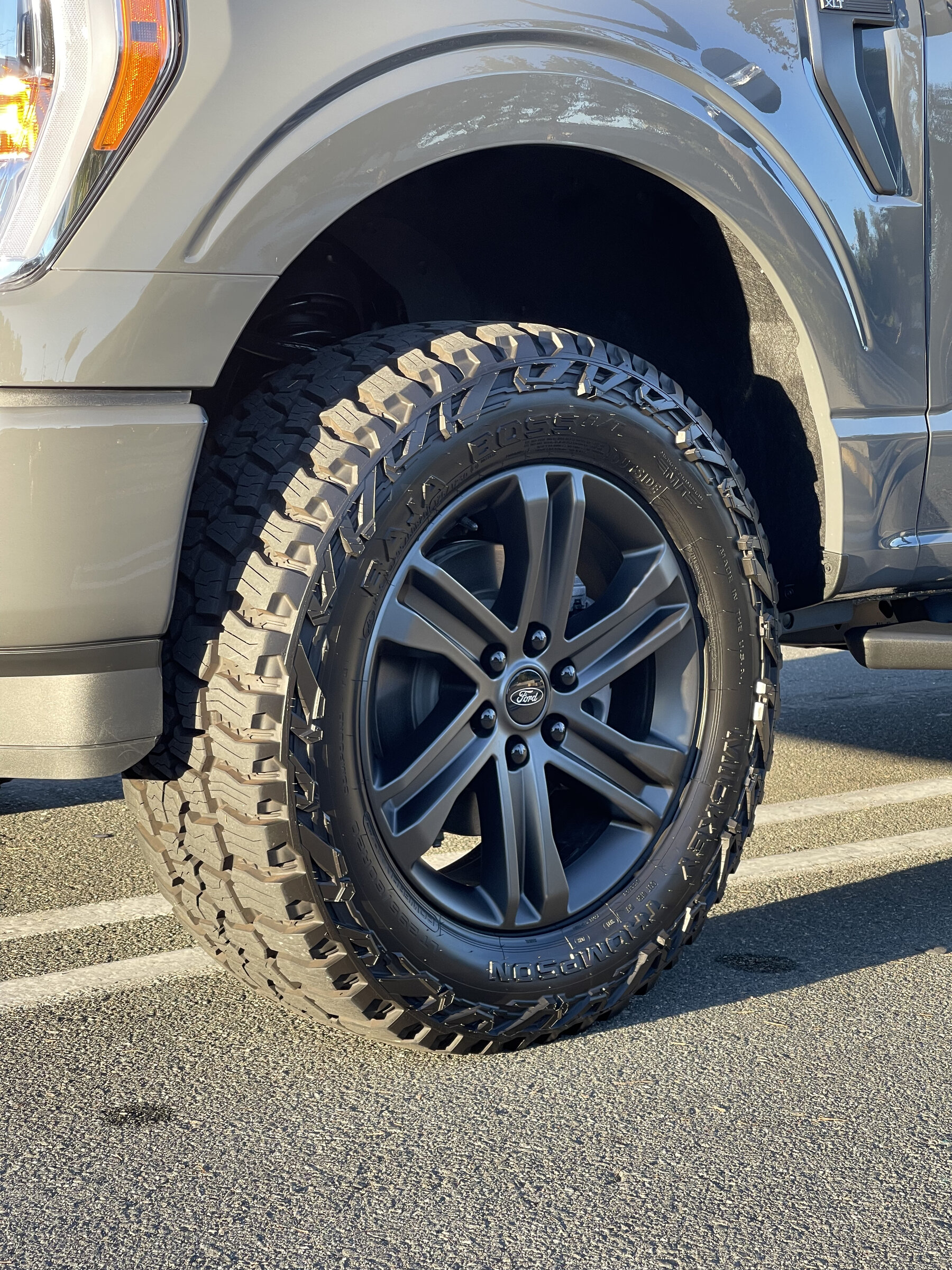photo 2 Ford F-150 custom wheels  Powder Coat Dark Grey Takeoffs 20x, ET , tire size 295/60 R20. x ET