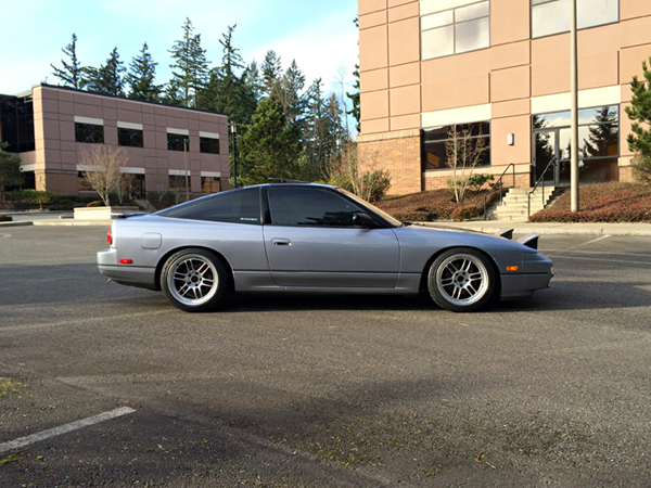 photo 1 Nissan S13 custom wheels Enkei RPF1 17x9.0, ET +22, tire size 225/45 R17. 17x10.0 ET+38 255/40 R17