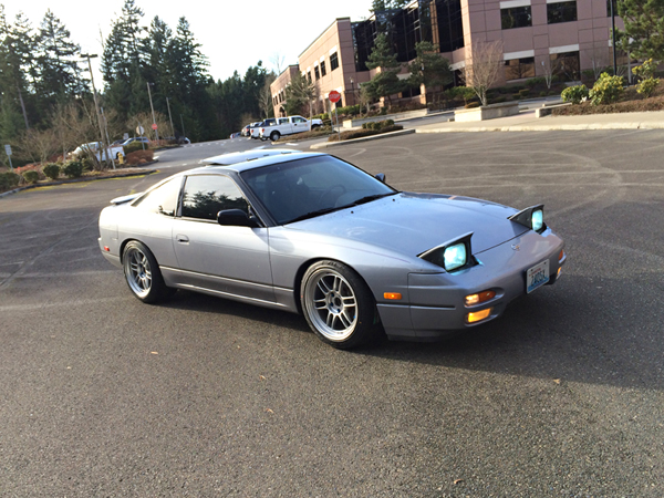 photo 2 Nissan S13 custom wheels Enkei RPF1 17x9.0, ET +22, tire size 225/45 R17. 17x10.0 ET+38 255/40 R17