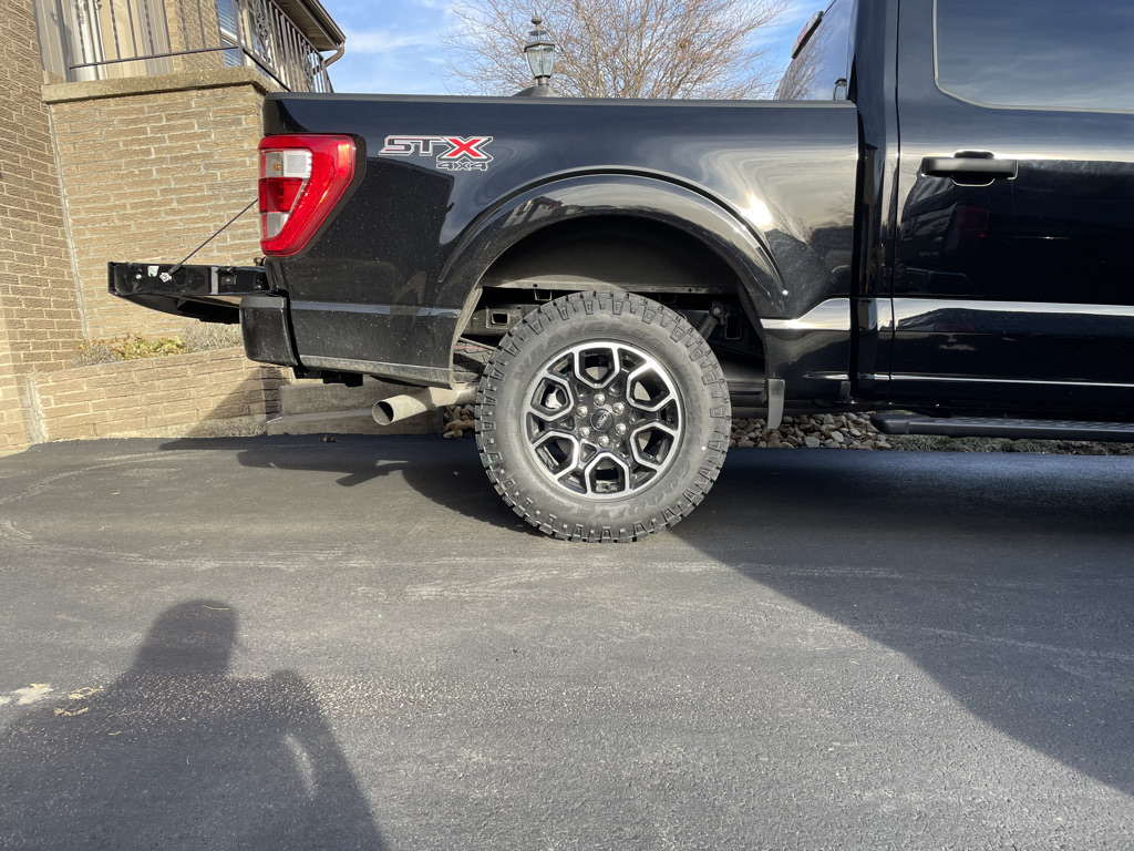 photo 3 Ford F-150 custom wheels Factory Lariat Sport Wheels A/T Tires FX4 Expedition 2021 18x, ET , tire size 275/65 R18. x ET