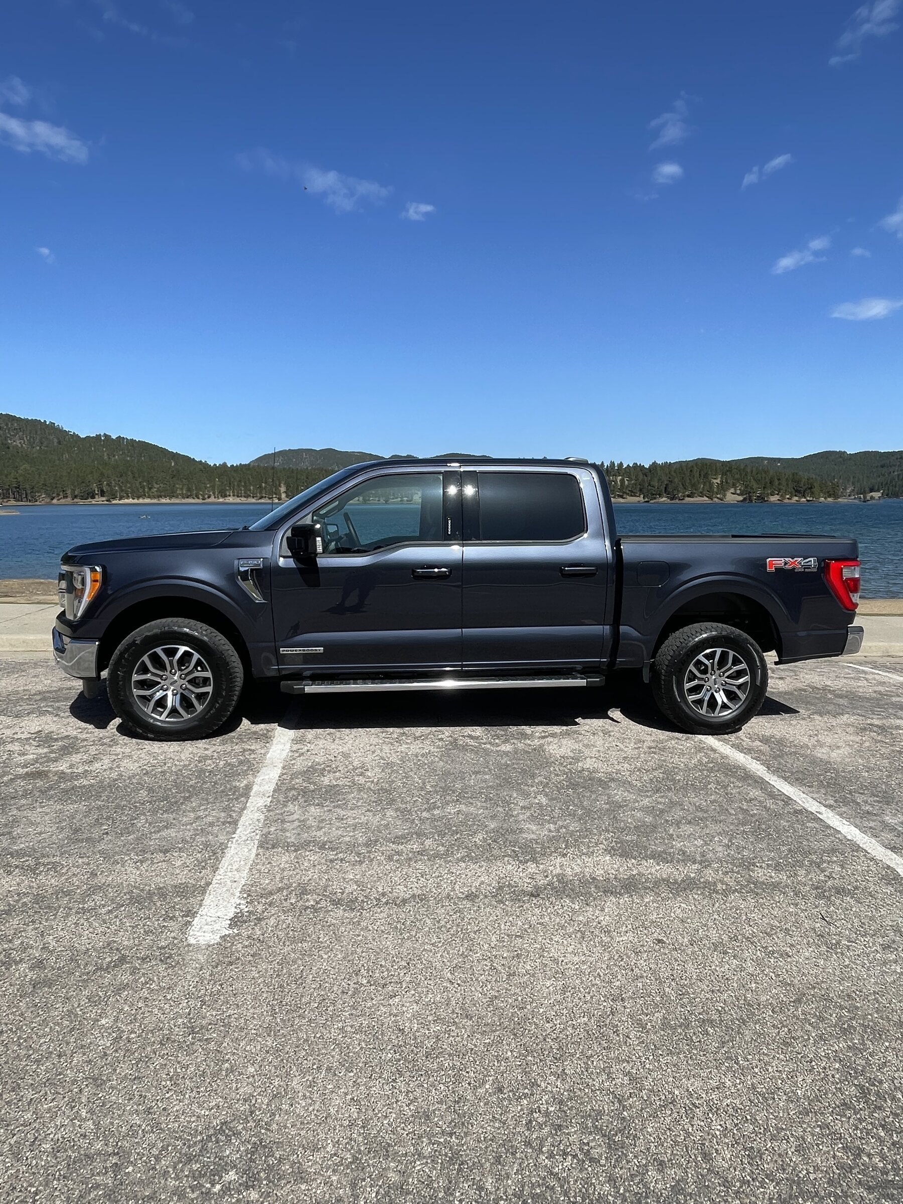 photo 1 Ford F-150 custom wheels  Factory Lariat Sport Wheels A/T Tires FX4 Expedition 2021 18x, ET , tire size 275/70 R18. x ET