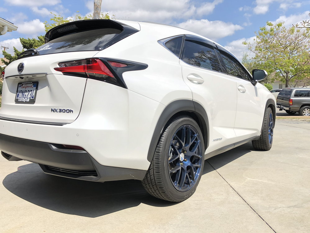 photo 1 Lexus NX 200t custom wheels   20x9.0, ET +35, tire size 245/40 R20. x ET 