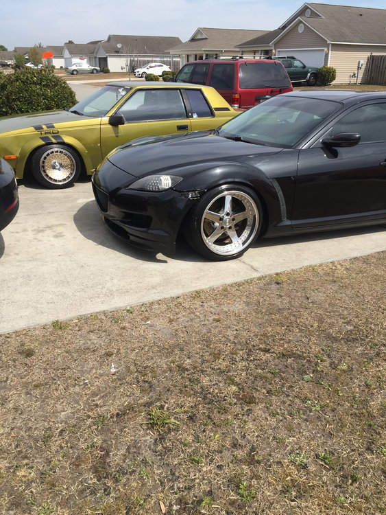 photo 2 Mazda RX-8 custom wheels   18x10.0, ET 0, tire size 225/40 R18. 18x12.0 ET-15