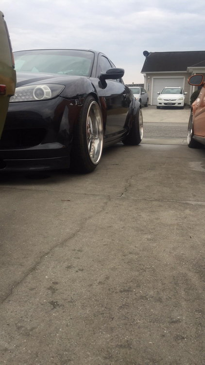 photo 6 Mazda RX-8 custom wheels   18x10.0, ET 0, tire size 225/40 R18. 18x12.0 ET-15