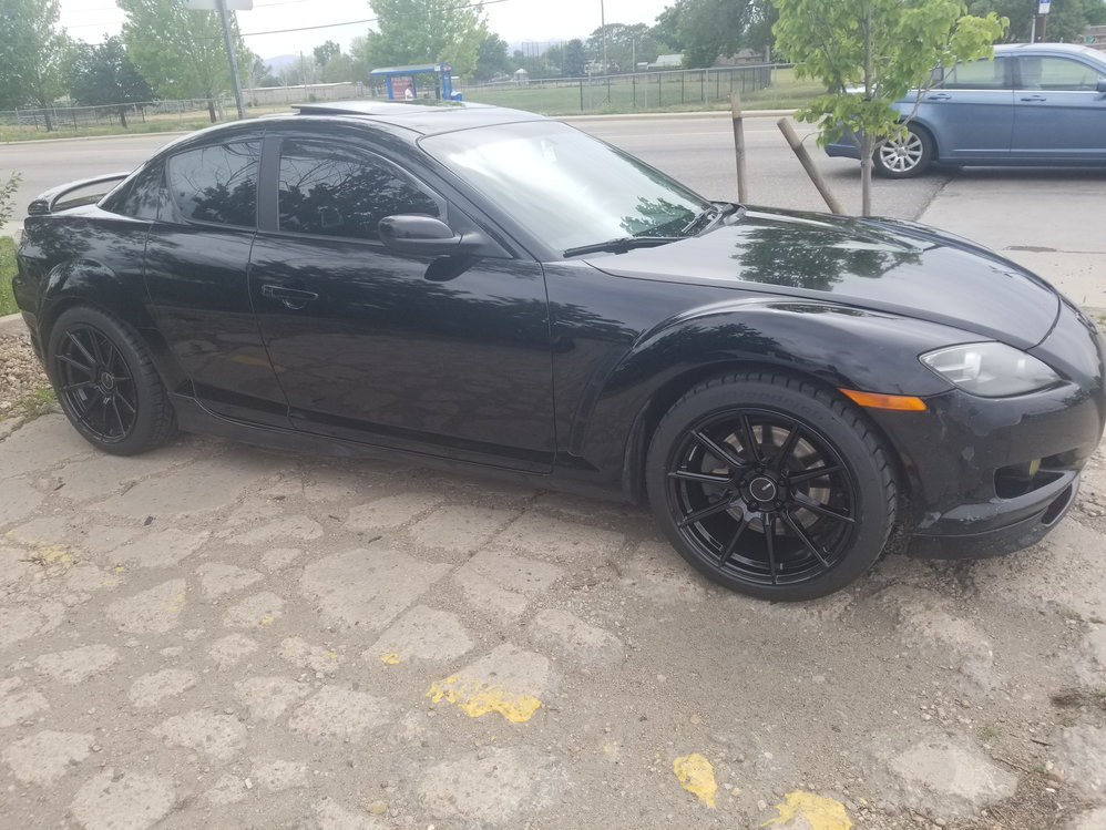 photo 1 Mazda RX-8 custom wheels   18x9.5, ET +35, tire size X R18. x ET