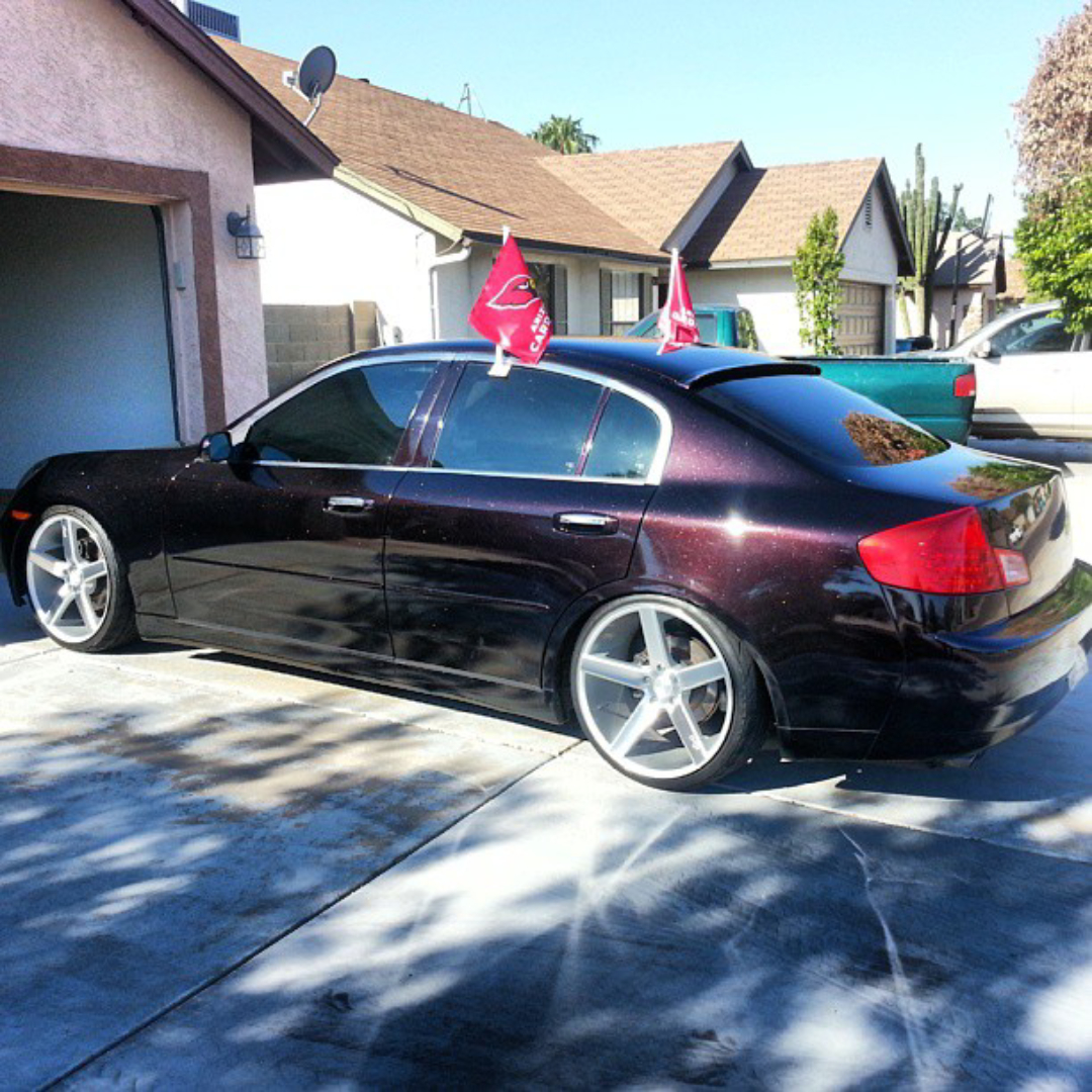photo 1 Infiniti G35 custom wheels   20x8.5, ET +35, tire size 225/35 R20. 20x10.5 ET+30 255/30 R20