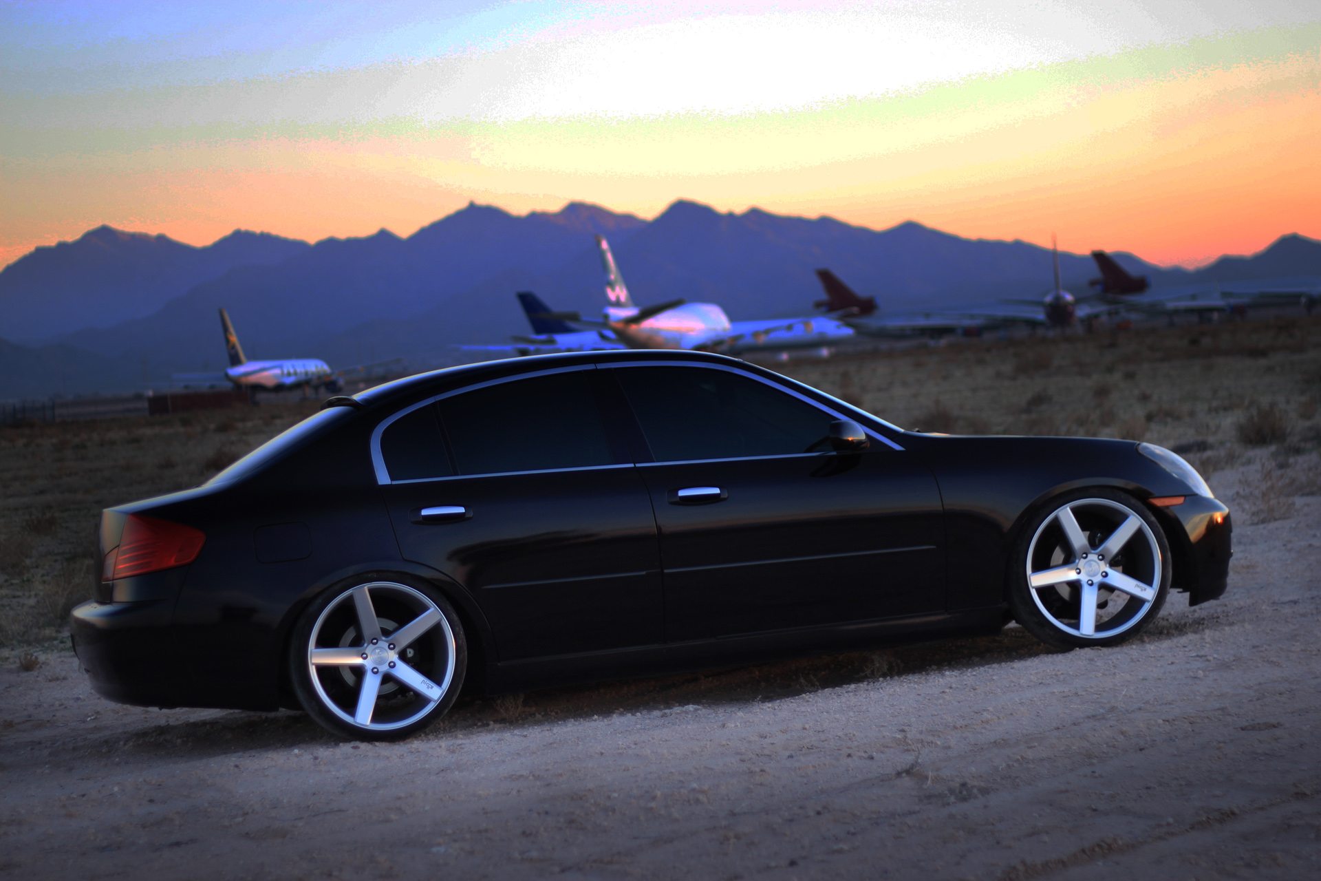 photo 4 Infiniti G35 custom wheels   20x8.5, ET +35, tire size 225/35 R20. 20x10.5 ET+30 255/30 R20
