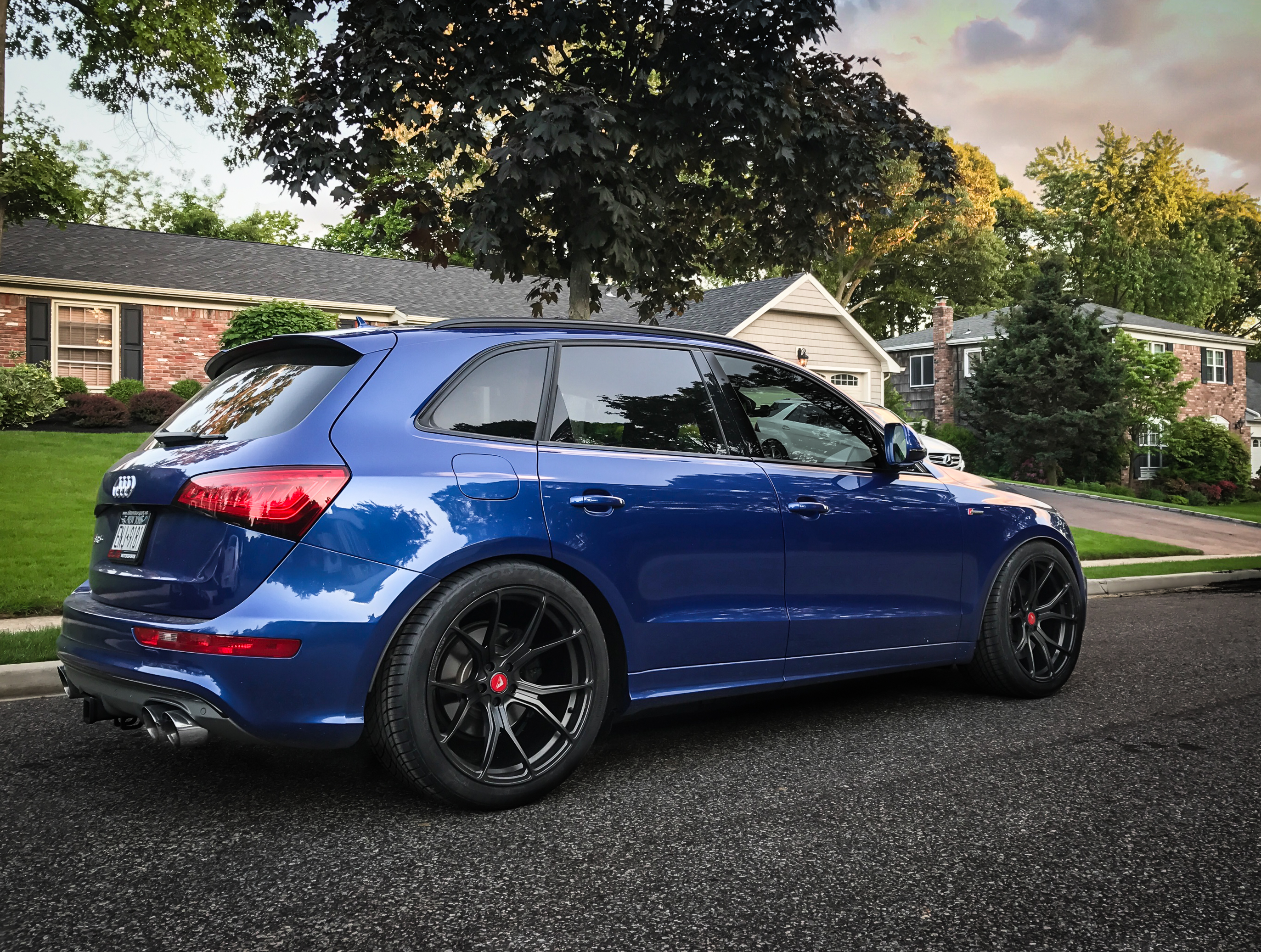 photo 1 Audi SQ5 custom wheels 21x10.5, ET +25, tire size 295/35 R21. 21x10.5 ET+15