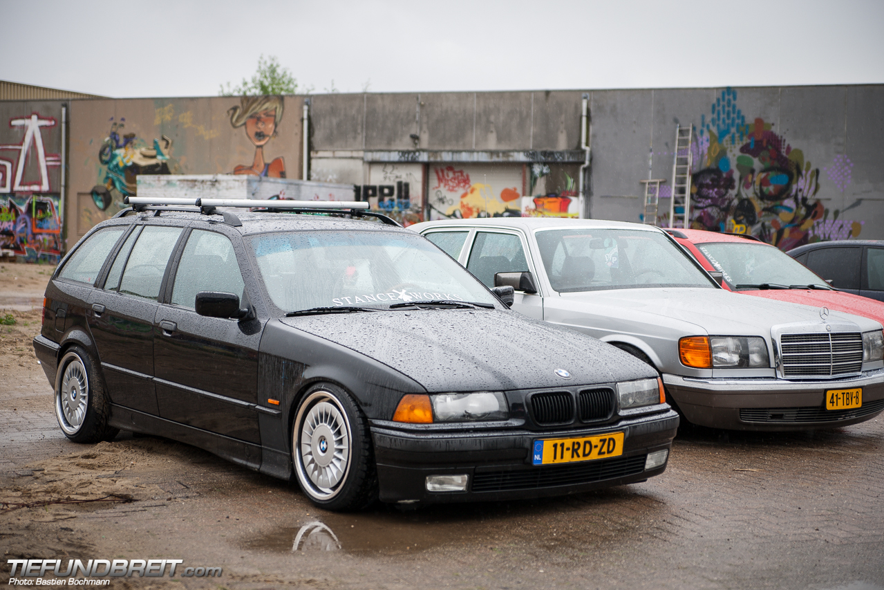 photo 5 BMW  318 custom wheels Fuchs (BMW) Styling 2021 17x8.0, ET +10, tire size 195/40 R17. 17x9.0 ET+19 205/40 R17