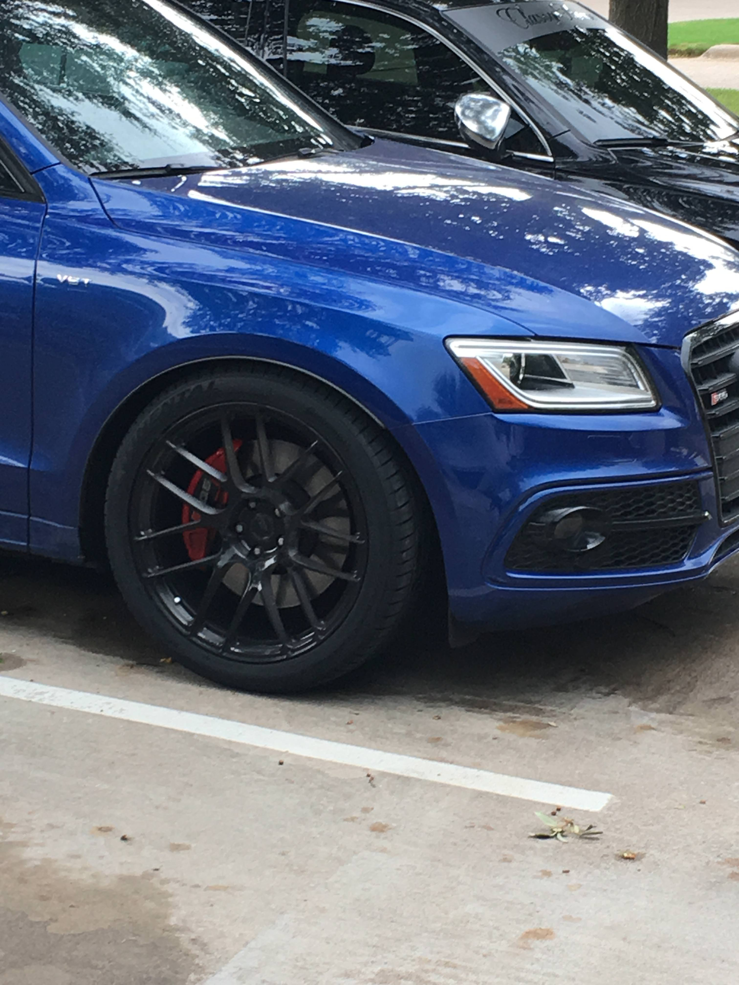 photo 3 Audi SQ5 custom wheels  RS40 Dark Brushed Black 21x10.0, ET +27, tire size 295/35 R21. x ET