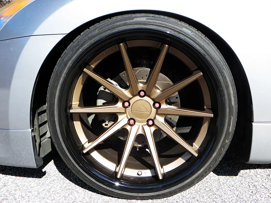 photo 2 Nissan Altima custom wheels 20x10.5, ET , tire size 245/35 R20. x ET