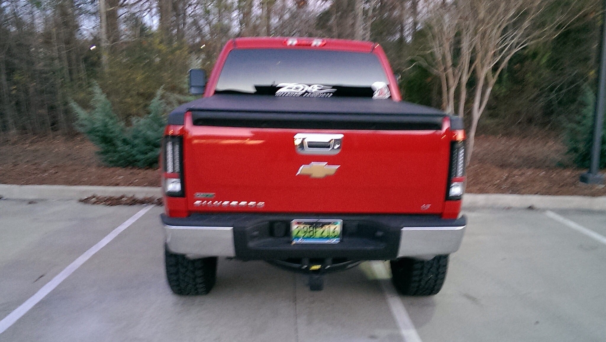 photo 2 Chevrolet Silverado 1500 custom wheels   18x10.0, ET -12, tire size 35X12.5 R18. x ET 