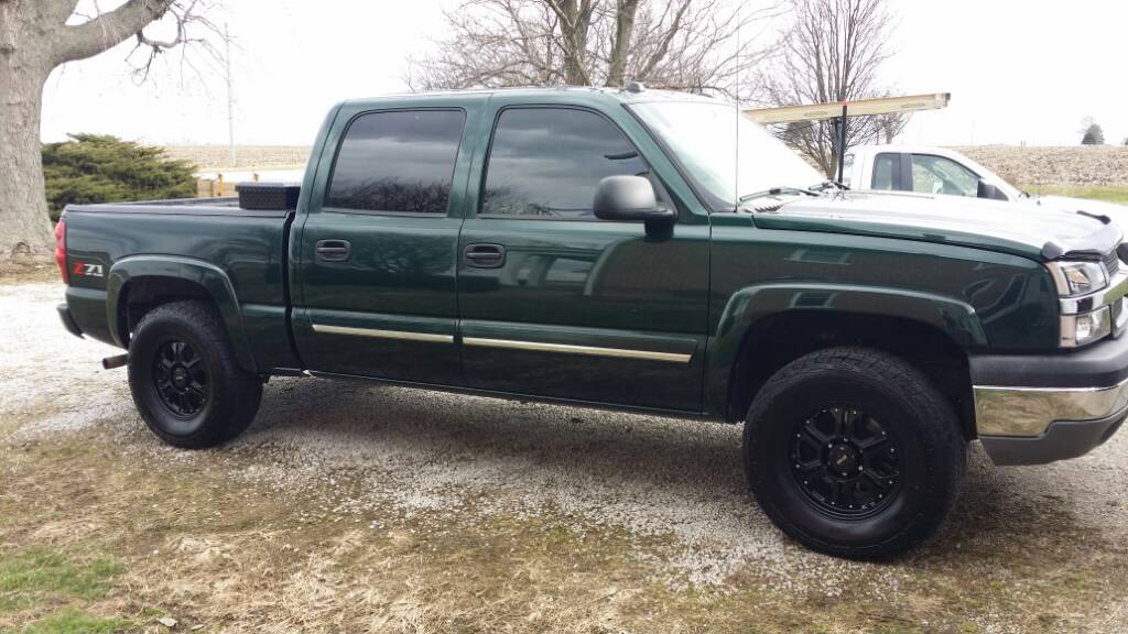 photo 1 Chevrolet Silverado 1500 custom wheels   17x, ET 0, tire size 285/70 R17. x ET 