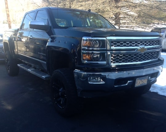 photo 2 Chevrolet Silverado 1500 custom wheels   20x9.0, ET +5, tire size 275/65 R20. x ET